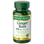 Nature's Bounty Ginger Root 550mg 100 Capsules