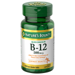 Nature's Bounty Vitamin B-12 500mcg 100 Tablets