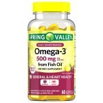 Spring Valley Omega-3 Fish Oil† 500mg 60 Softgels