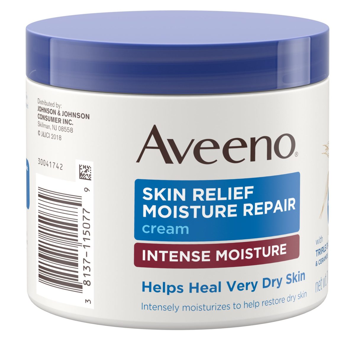 Aveeno Skin Relief Intense Moisturizing Cream, Extra-Dry Skin - Image 2