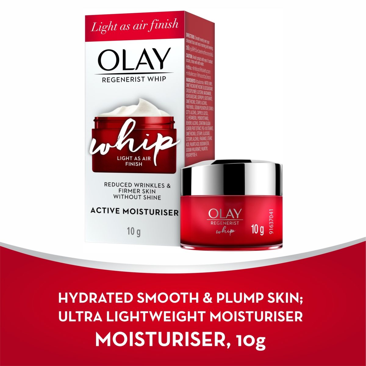 Olay Face Cream Regenerist WHIP Active Moisturiser Light Air 10g - Image 2