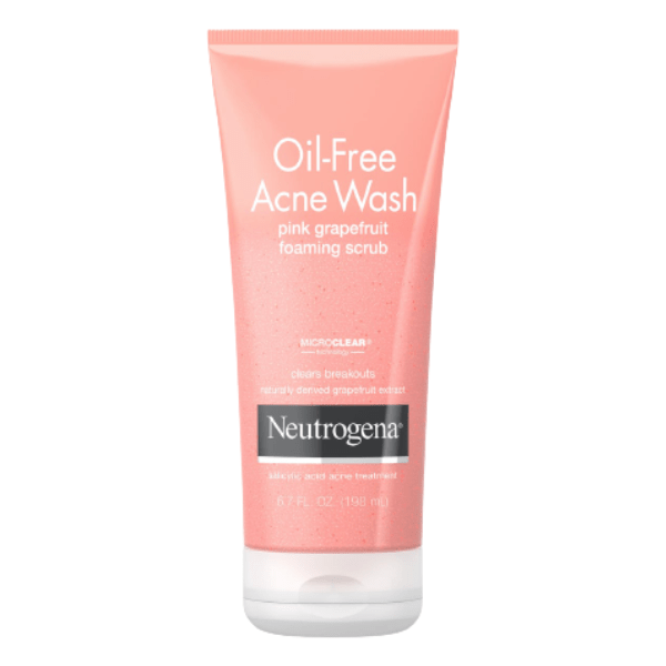 Neutrogena Oil-Free Acne Wash Pink Grapefruit Foaming Scrub 198ml