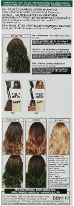 L'oreal Colorista Washout Semi-Permanent Hair Colour Green 80ml - Image 2