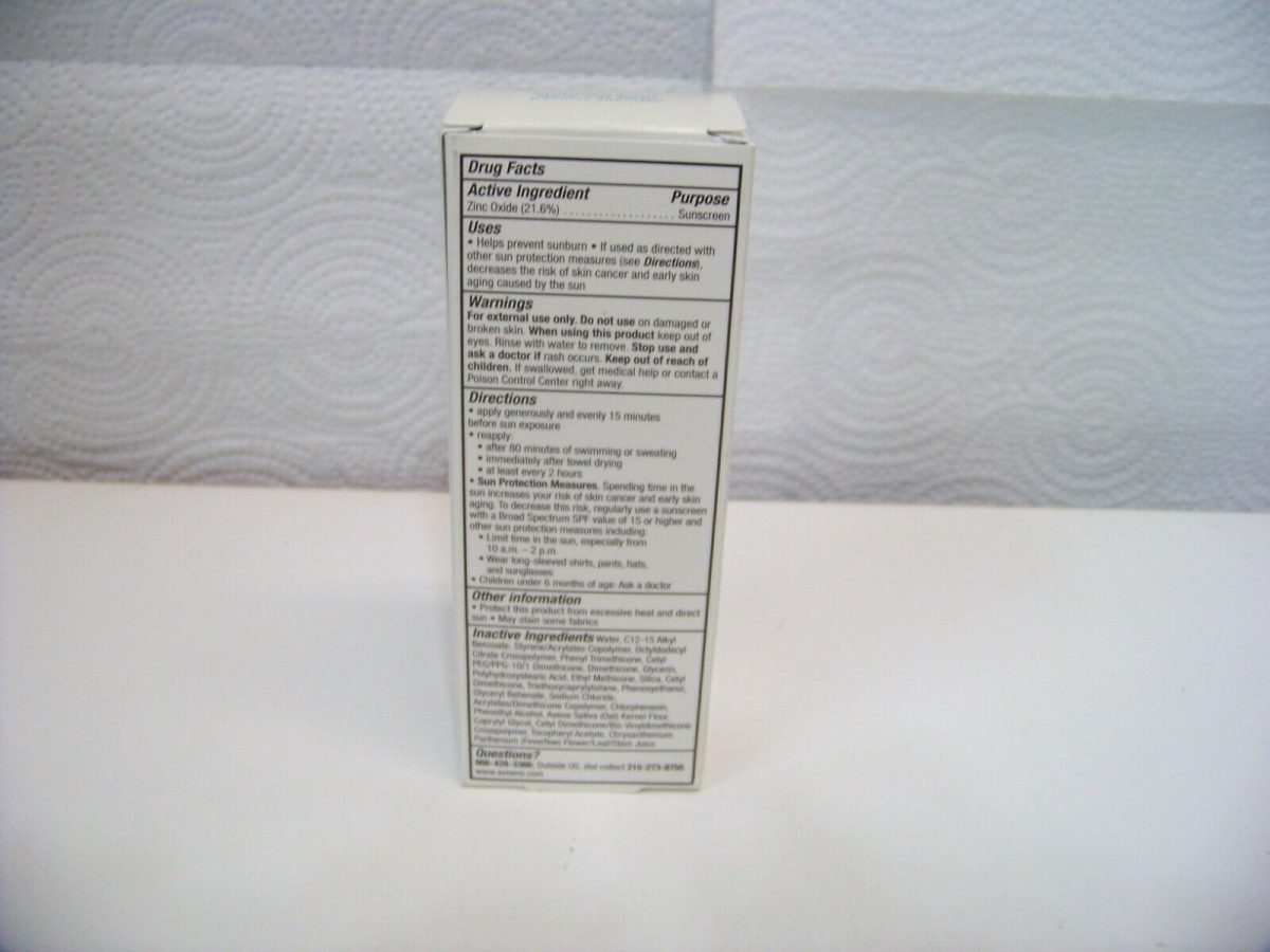 Aveeno Positively Mineral SPF 50 Face Sensitive Skin Sunscreen Lotion 59ml - Image 3