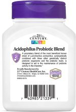 21st Century Acidophilus Probiotic Blend 100 Capsules - Image 2