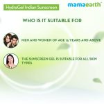 Mamaearth hydraGel indian sunscreen with aloe vera & raspberry for sun protection 50g - Image 3
