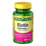 Spring Valley Biotin 5000mcg 240 Softgeles