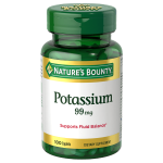 Nature’s Bounty Potassium 99mg 100 Caplets