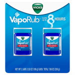Vicks VapoRub Twin Pack ,Cough Suppressant & Topical Analgesic, 2x 100g (200g Total)