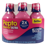 Pepto Bismol Ultra 5 Symptom Relief 3 Bottles-350ml