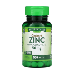 Nature's Truth, Chelated Zinc, 50 mg-100tabs