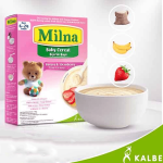 Milna Baby Cereal Banana & Strawberry 6-months-120g