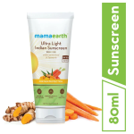 Ultra Light Indian Sunscreen with Carrot Seed, Turmeric and SPF 50 PA+++-80ml