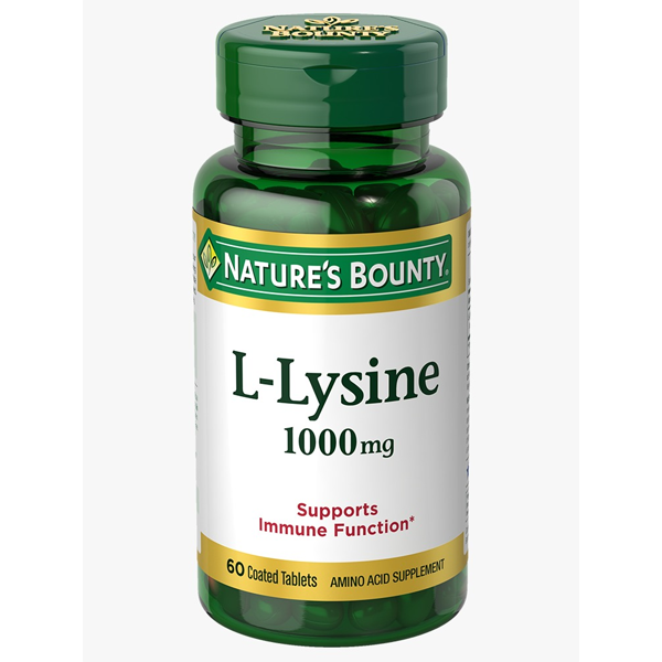 Nature's Bounty L-Lysine Tablets-1000mg-60 Tablets