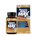 Ageless Male Max Total Testosterone Booster for Men and Nitric Oxide Booster 120 Tablets