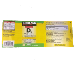 Kirkland Signature Vitamin D3 2000IU 600 Capsules - Image 2