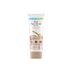Mamaearth Rice Face Scrub for Glowing Skin, With Rice Water & Niacinamide for Glass Skin - 100 g