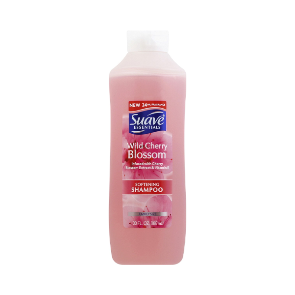 Suave Essentials Wild Cherry Blossom Softening Shampoo 887ml