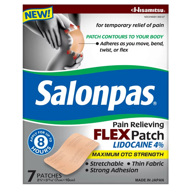 Salonpas Pain Relieving Flex Patch Maximum Strength 115 Patches