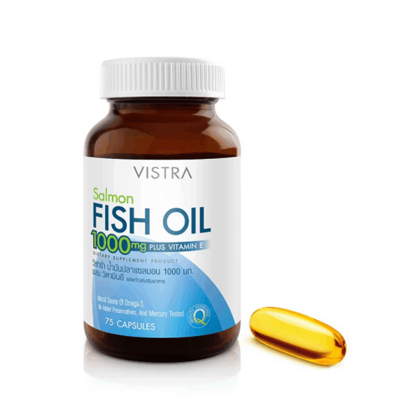 Vistra salmon oil 1000 mg 75 tablets