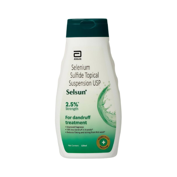 Abbott Selsun Sulfide Topical Suspension USP Shampoo 120ml