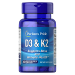 Puritan’s Pride D3 & K2 60 Capsules