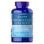 Puritan's Pride Hydrolyzed Collagen 1000 mg 180 caplets