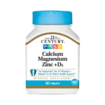 21st Century Calcium Magnesium Zinc + D3 - 90 Tablets