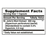 Nature's Bounty St. John's Wort 300mg 100 Capsules - Image 2