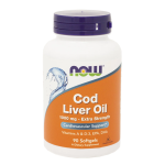 Now Food Cod Liver Oil Extra Strength 1000 mg 90 Softgels