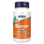 NOW Foods Boron 3mg 100 Veg Capsules