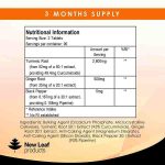 Turmeric Tablets 2600mg Ginger & Black Pepper 180 Capsules - Image 3