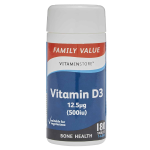 Vitamin Store Vitamin D3 180s 12.5ug Tablets 180’s