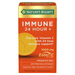 Nature's Bounty Immune 24 Vitamin C, D & Zinc for Immune Support 1000mg 50 Softgels