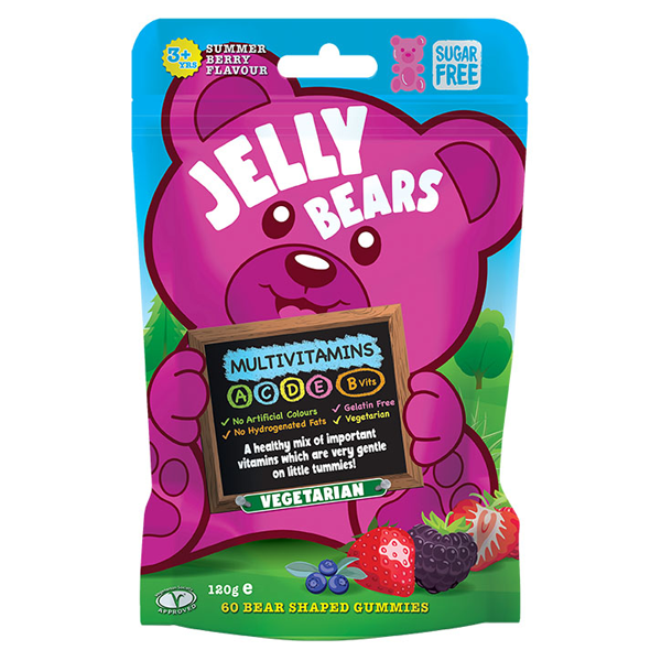 Jelly Bears Multivitamins 60 Gummies Pouch