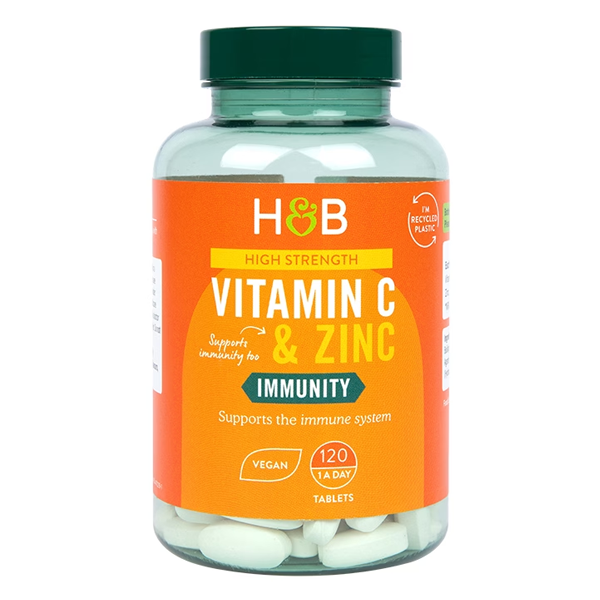 Holland & Barrett Vitamin C & Zinc 120 Tablets