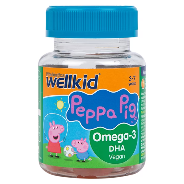 Vitabiotics Wellkid Peppa Pig Omega 3 Orange Flavour 30 Jellies