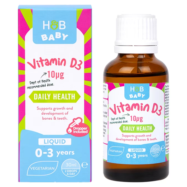 Holland and Barrett Baby Vitamin D3 30ml Liquid