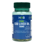 Holland & Barrett Pure Cod Liver Oil 500mg 60 Capsules