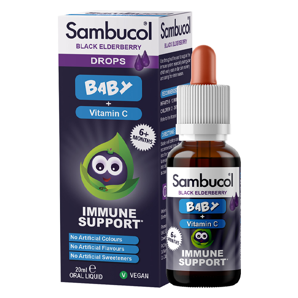 Sambucol Black Elderberry Baby Drops 20ml