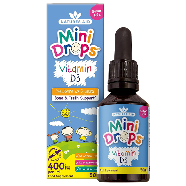 Natures Aid Vitamin D3 Drops for Children 50ml