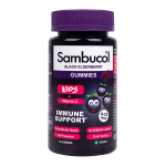 Sambucol For Kids 4-12 Years + Vitamin C Black Elderberry 30 Gummies