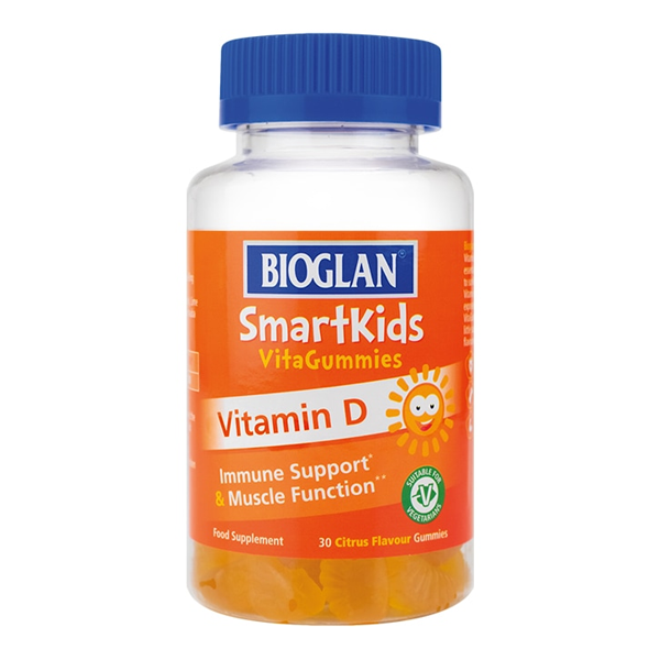 Bioglan SmartKids Vitamin D 30 Citrus Flavour Gummies