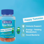 Bioglan SmartKids Happy Tummies 30 Strawberry Flavour Gummies - Image 2