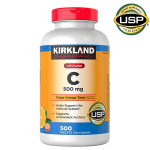 Kirkland Signature Chewable C Tangy Orange 500mg 500 Tablets