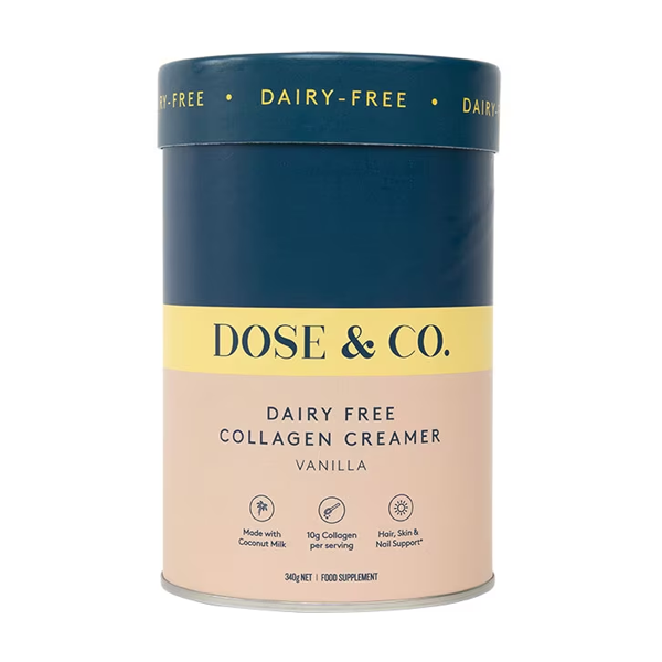 Dose & Co Dairy-Free Collagen Creamer Vanilla 340g