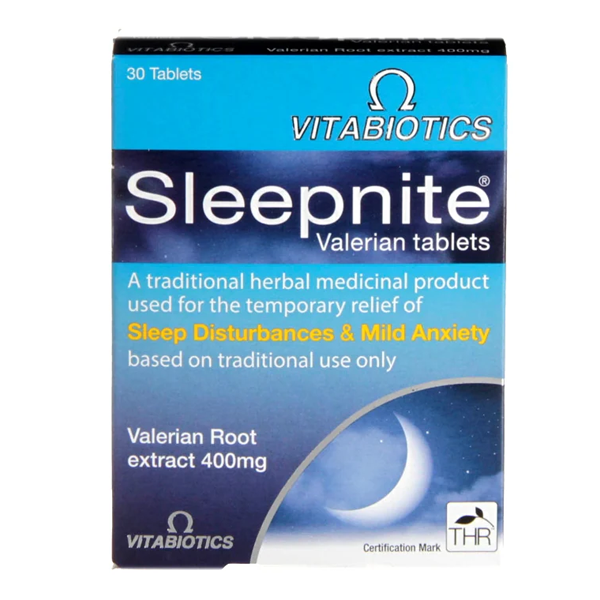 Vitabiotics Sleepnite Valerian 30 Tablets