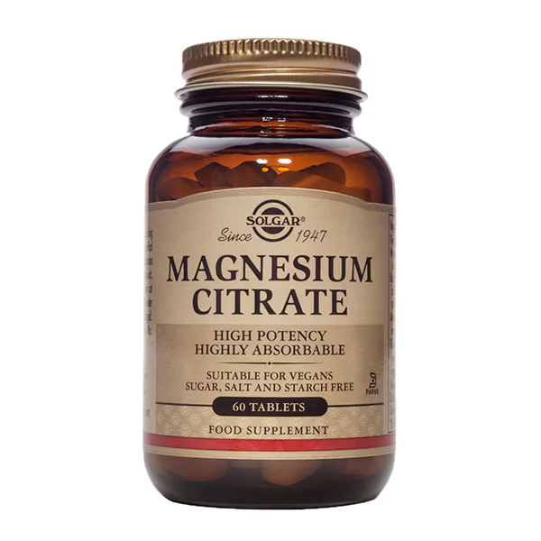 Solgar Magnesium Citrate 60 Tablets
