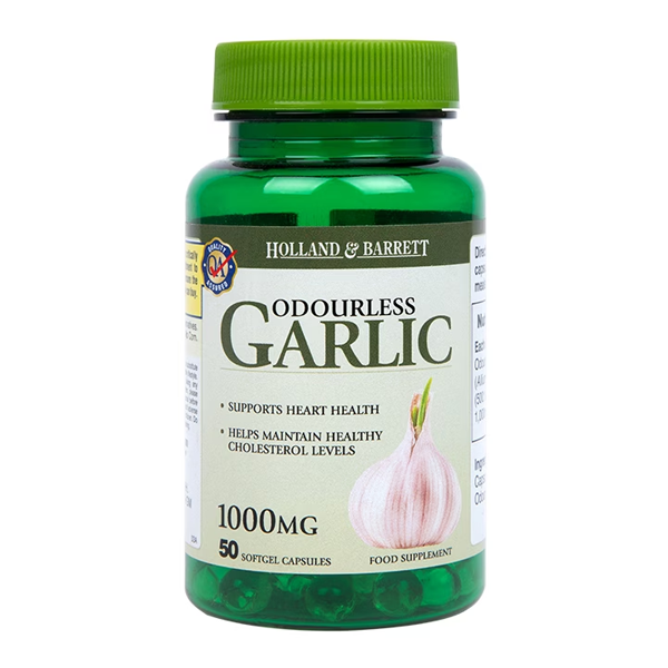 Holland & Barrett Odourless Garlic 1000mg 50 Capsules
