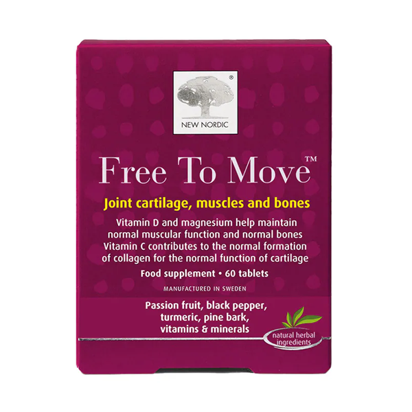 New Nordic Free to Move Joint Cartilage, Muscles & Bones 60 Tablets